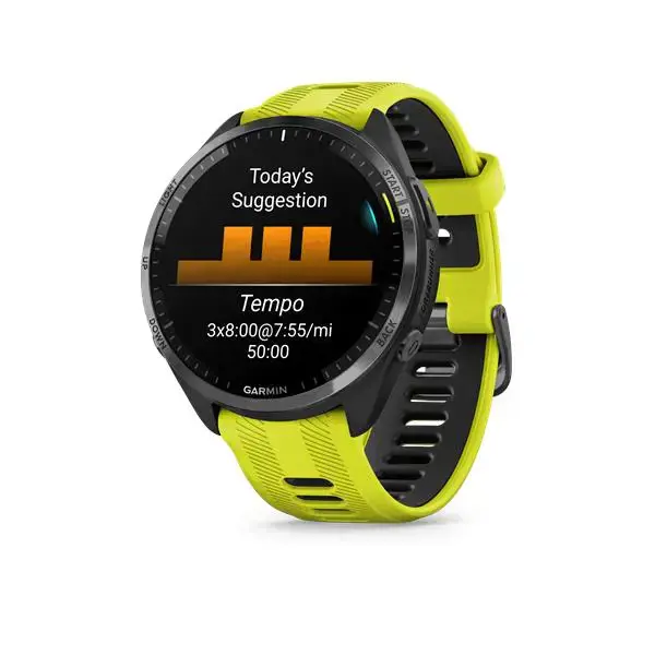 "Garmin Forerunner 965", geltonos spalvos