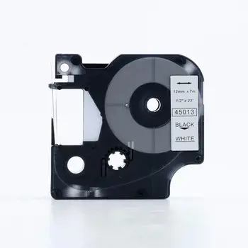 Neoriginali Dymo S0720530 D1 45013 Tape 12mm x 7m Black on White