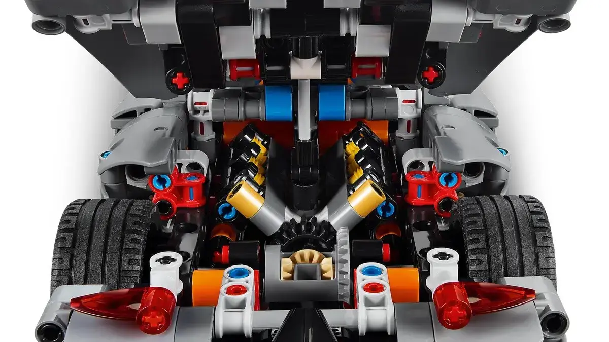 LEGO TECHNIC 42173 Koenigsegg Jesko Absolute Grey Hypercar