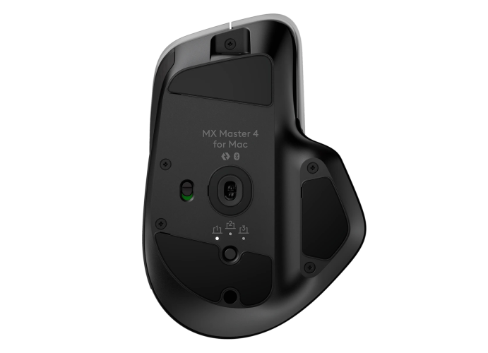 Logitech MX Master 4 for MAC Belaidė pelė RF Wireless + Bluetooth, 8000 DPI, Space Black