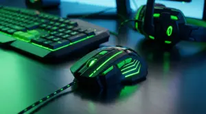 ESPERANZA EGM201G WIRED MOUSE FOR GAMERS 7D OPT. USB MX201 WOLF GREEN