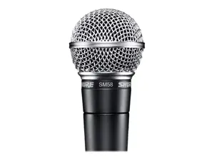 "Shure" SM58 juodas studijinis mikrofonas