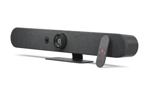 "Logitech Rally Bar Mini", grupinių vaizdo konferencijų sistema, 4K Ultra HD, 30 kadrų per sekundę, 4x, grafito spalvos