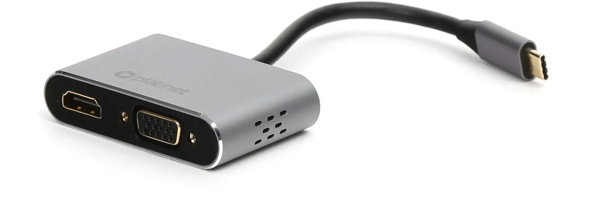Plokštės adapteris USB-C - HDMI/VGA (45224)