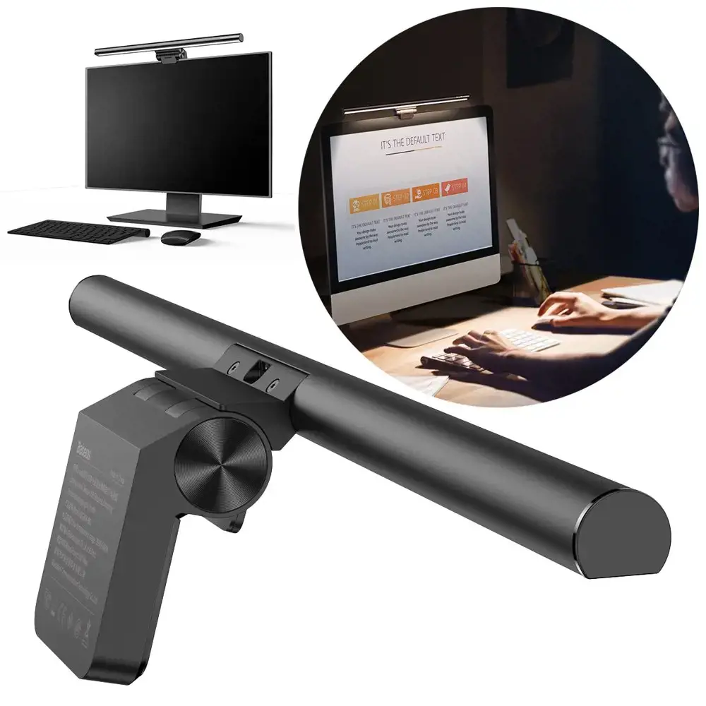 Baseus I-Wok lamp for monitor with touch panel (black)