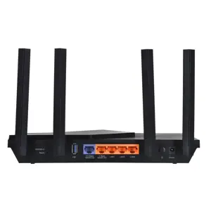 TP-Link Archer AX3000 Multi-Gigabit Wi-Fi 6 maršrutizatorius su 2,5G prievadu, "Wi-Fi 6" (802.11ax), dviejų dažnių (2,4 GHz / 5 GHz), Ethernet LAN, juodas, stalinis/polinis maršrutizatorius