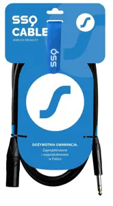 SSQ JSXM5 - Stereo Jack - XLR Male 5 metrų ilgio kabelis