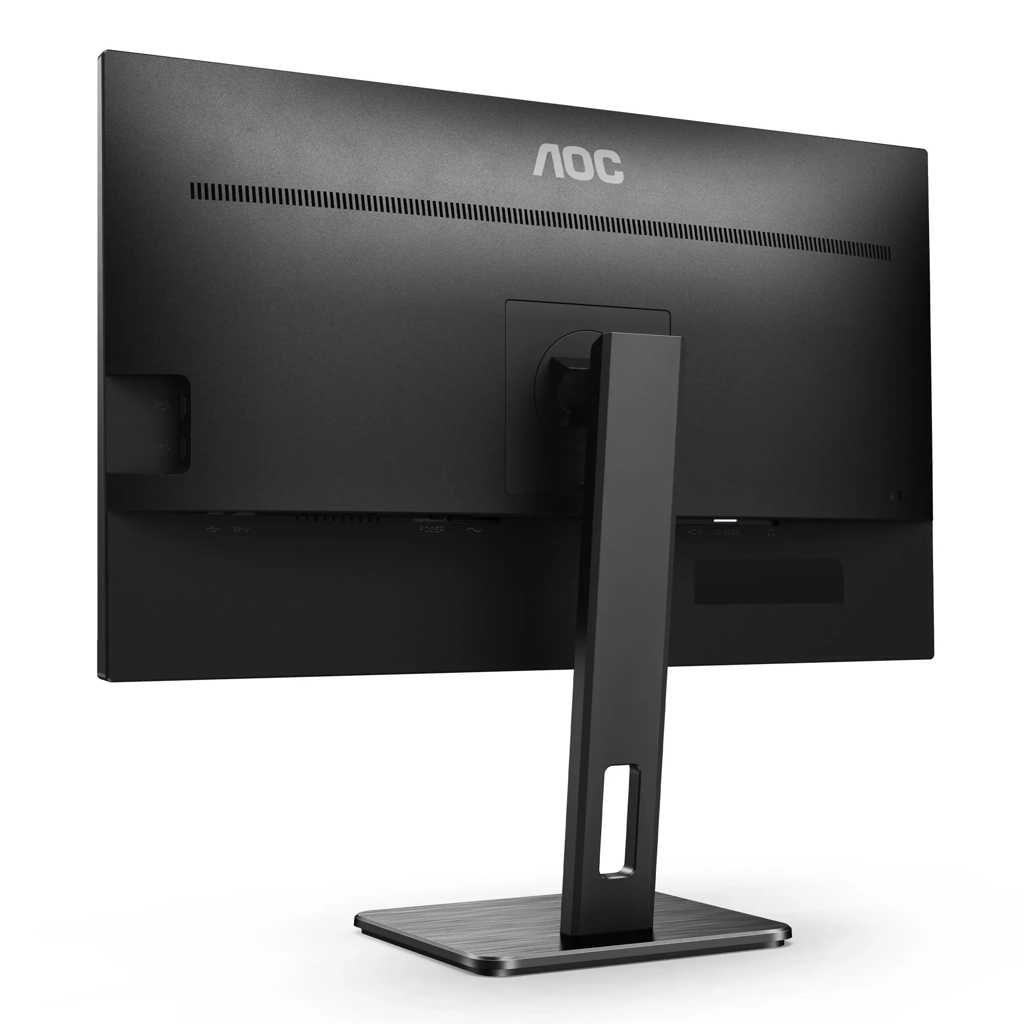 Monitorius AOC U27P2CA, 68.6 cm (27"), 3840 x 2160 pixels, 4K Ultra HD, LED, 4 ms, Black
