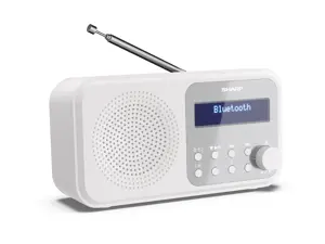 "Sharp DR-P420", nešiojamasis, skaitmeninis, DAB, DAB+, FM, automatinis nuskaitymas, automatinis derinimas, 2 W, AAC