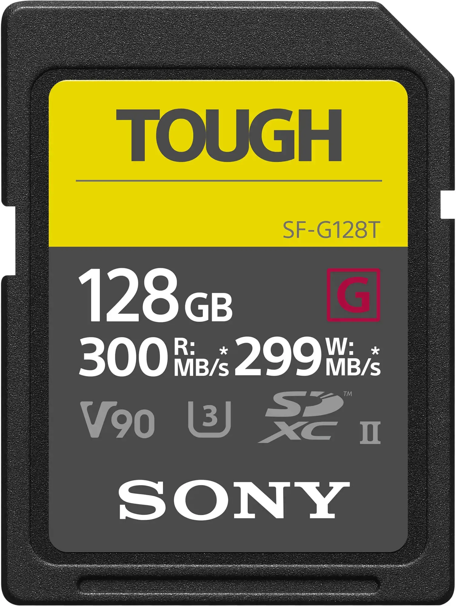 "Sony Tough" atminties kortelė UHS-II 128 GB, SDXC, 10 klasės blykstės atmintis