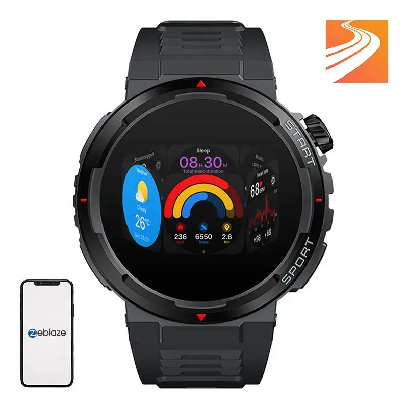 Zeblaze Ares 3 Plus Smartwatch (Black)