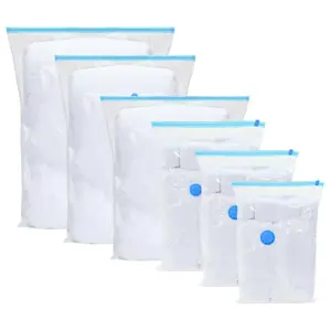 Vakuuminiai laikymo maišai su saugykla 10 pcs 130 x 100 cm