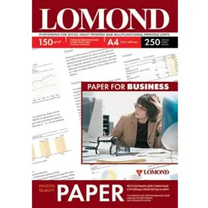 Fotopopierius Lomond Photo Inkjet Paper Blizgus 150 g/m2 A4, 250 lapų