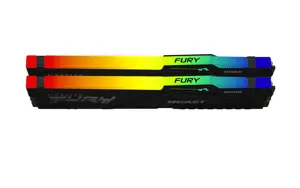 KINGSTON 16GB 6000MT/s DDR5 CL36 DIMM atmintinių rinkinys iš 2 FURY Beast RGB EXPO