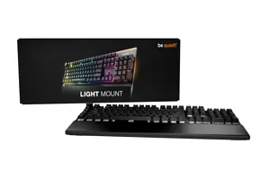 be quiet! Light Mount Silent Tactile US ANSI keyboard Gaming USB QWERTY US English Black