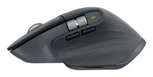 Logitech MX Master 3S Belaidė pelė RF Wireless + Bluetooth, 8000 DPI, Graphite