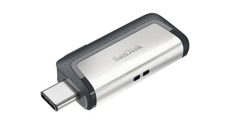 "SanDisk Ultra Dual Drive" USB Type-C atmintinė 128 GB; EAN:619659142063