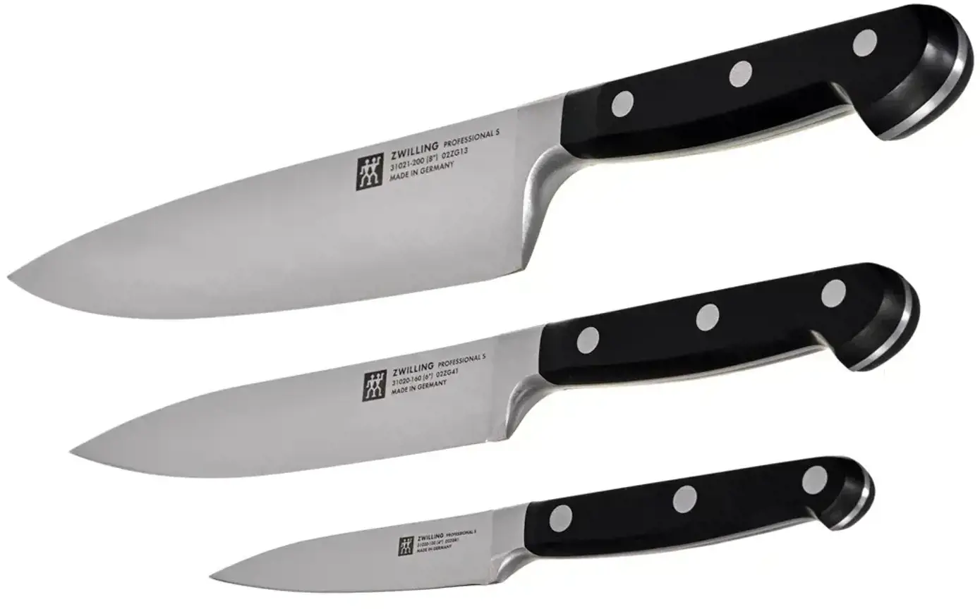 ZWILLING peilių rinkinys, nerūdijančio plieno buitinis peilis