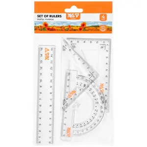 Liniuočių rinkinys YES Orange Line 15 cm