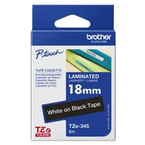 OEM Brother TZE-345 balta ant juodos spalvos, 18 mm x 8 m