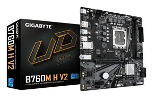 Mainboard GIGABYTE Intel B760 Express LGA1700 Micro-ATX Memory DDR5 Memory slots 2 B760MHV21.0