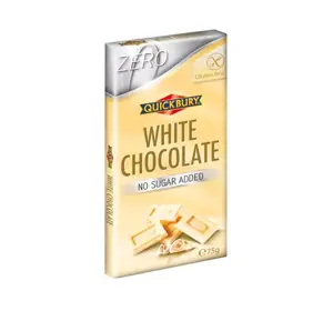 Baltasis šokoladas, be pridėtinio cukraus, 75 g
