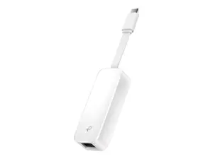 "TP-Link" USB Type-C to RJ45 Gigabit Ethernet tinklo adapteris, laidinis, USB, Ethernet, 1000 Mbps, baltas