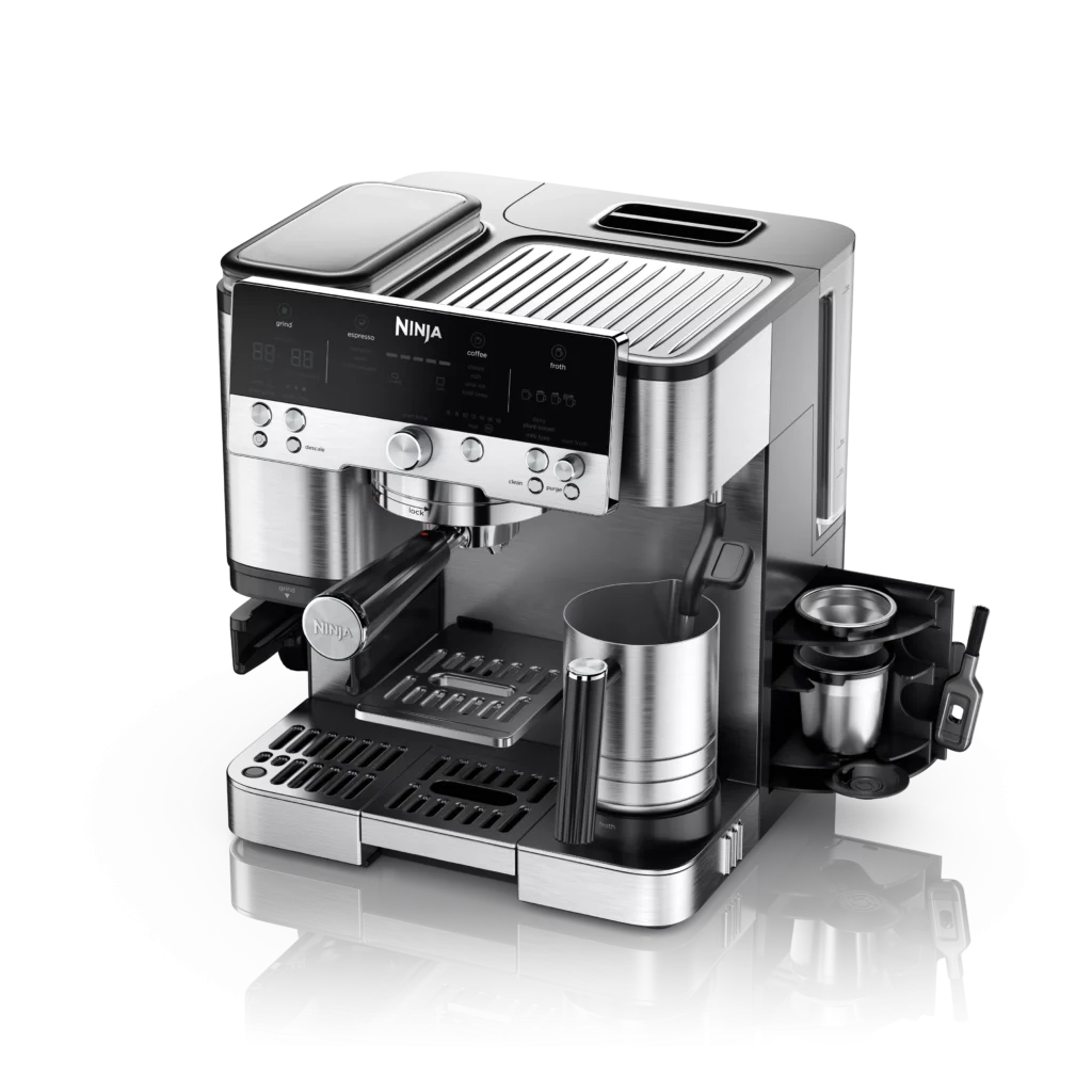 Kavos aparatas NINJA ES601EU, 2 litrai, 1650 W, Juoda, Semi-auto