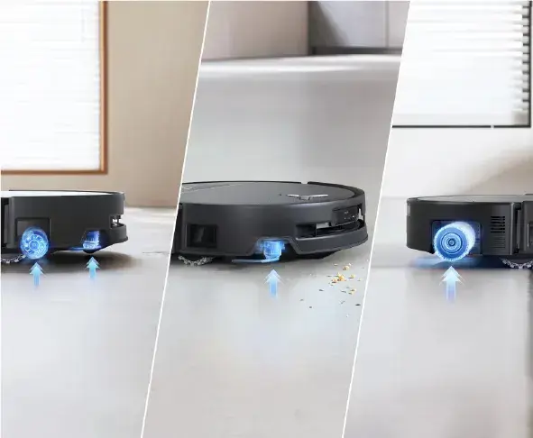 Dulkių siurblys-robotas Ecovacs DEEBOT T80S OMNI BLACK, Juoda