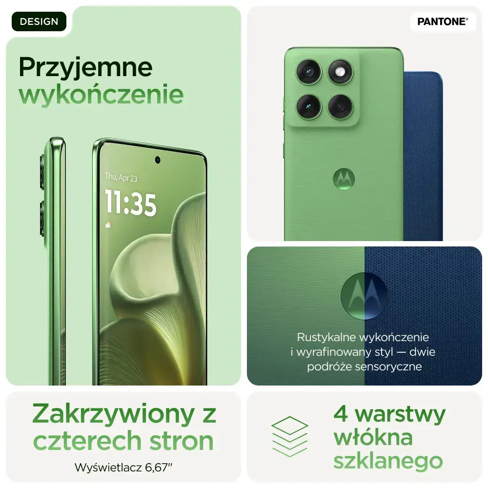 Motorola edge 60 16.9 cm (6.67") Dual SIM Android 15 5G USB Type-C 12 GB 256 GB 5200 mAh Green