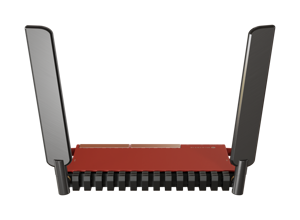 MikroTik maršrutizatorius L009UiGS-2HaxD-IN 802.11ax, 10/100/1000 Mbps, Ethernet LAN (RJ-45) prievadai 8, išorinės antenos tipas, 1x USB 3.0 A tipo