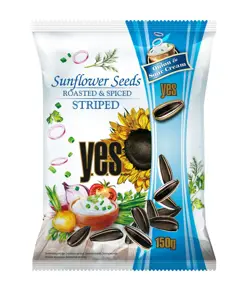 Saulėgrąžos YES, grietinėlės ir svogūnų skonio, 150g