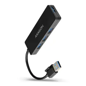 AXAGON HUE-G1A 4x USB3.0 Superspeed SLIM USB šakotuvas su 14 cm A tipo laidu