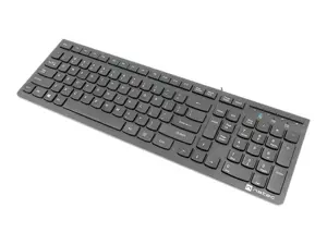 NATEC klaviatūra "Discus 2 US slim black
