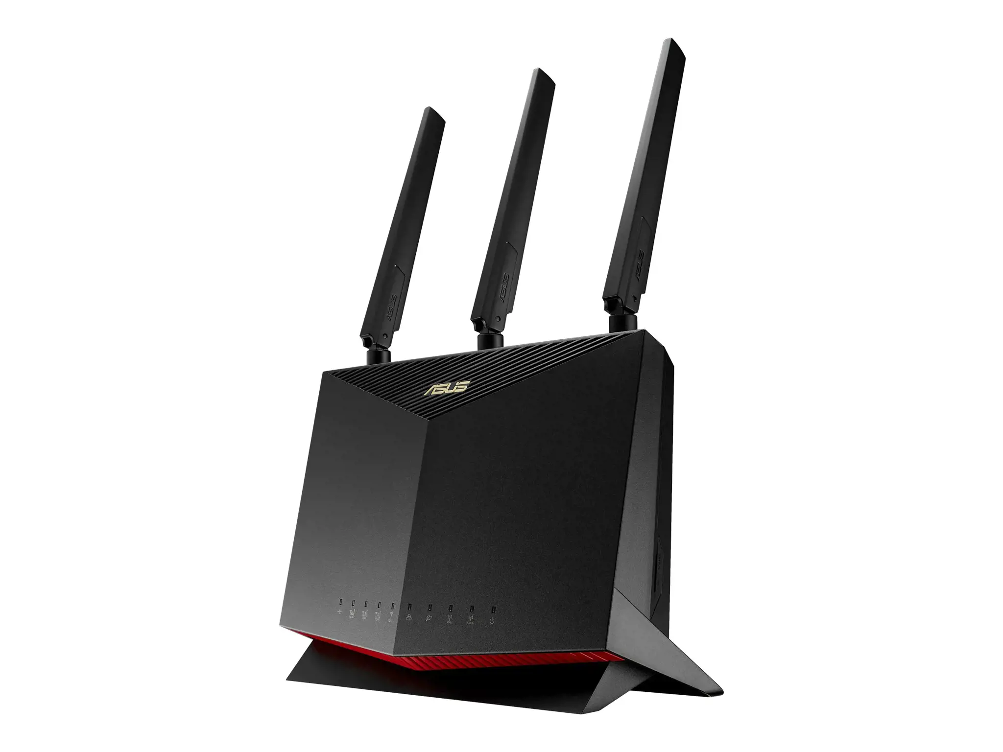 ASUS 4G-AC86U, "Wi-Fi 5" (802.11ac), dviejų dažnių (2,4 GHz / 5 GHz), Ethernet LAN, 3G, juodas, stalinis maršrutizatorius