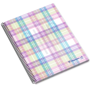 A4 H.C.Sp.Bk 160sh 70g C.MatesPastel Sq, Multicolor
