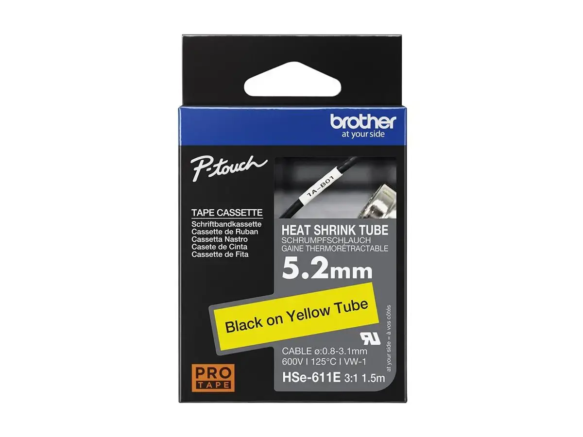 Brother HSE-611E, Yellow, China, Brother, 69 mm, 155 mm, 18 mm