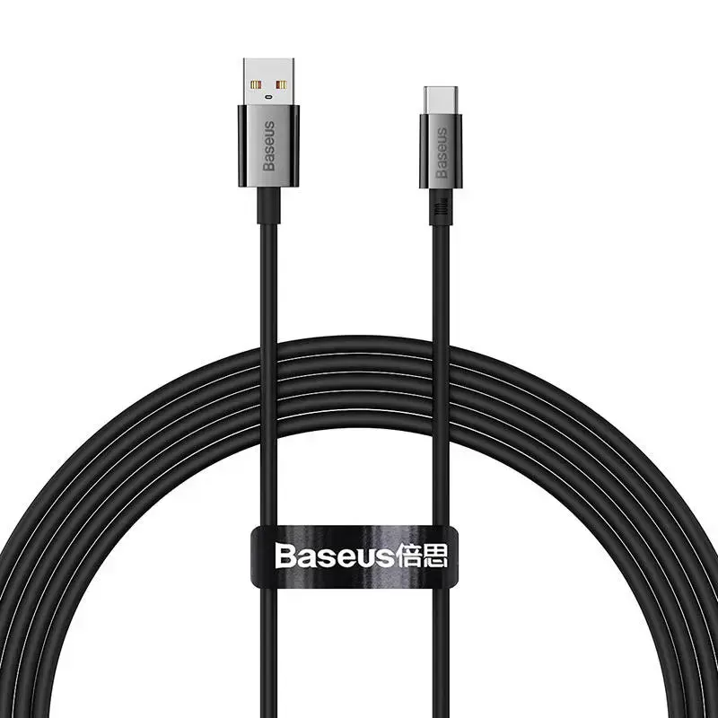 USB į USB-C "Baseus Superior" 100 W 2 m kabelis (juodas)