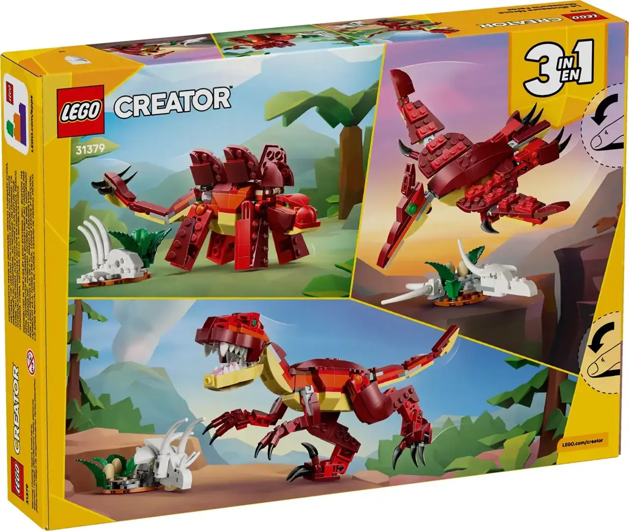 LEGO CREATOR 3 IN 1 31379 Fierce Dinosaur