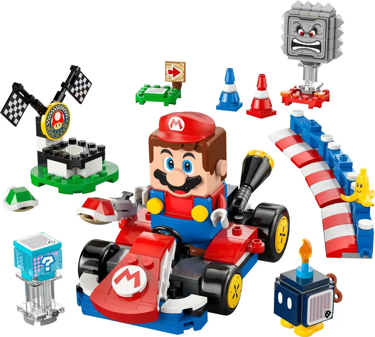 LEGO SUPER MARIO 72043 Mario Kart - Interactive LEGO Mario and Standard Kart