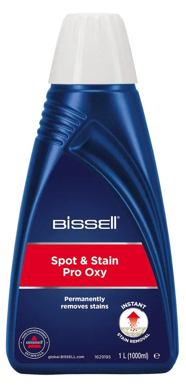 "Bissell Spot and Stain Pro Oxy" nešiojamasis kilimų valymo tirpalas, skirtas "Stain Eraser", "Pet Stain Eraser", "SpotClean", "SpotClean ProHeat", "SpotClean Pet", "SpotClean C3", "MultiClean Spot & Stain", 1000 ml