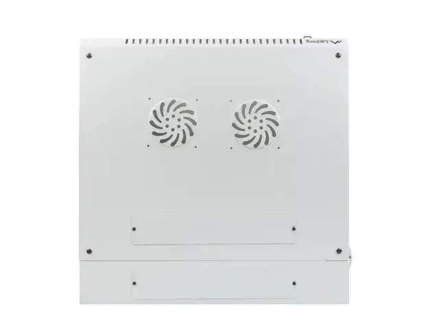 LANBERG WF02-6612-10S "Lanberg" sieninė dviejų sekcijų spinta 19 plokščiųjų pakuočių 12U/600x600 mm, pilka