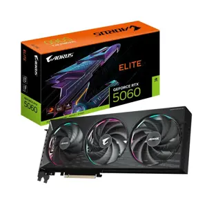 Vaizdo plokštė GIGABYTE GeForce RTX 5060 8 GB, GDDR7, GV-N5060AORUS E-8GD