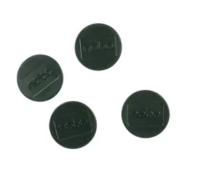 Magnetai NOBO, 38 mm, 4 vnt., juoda sp.