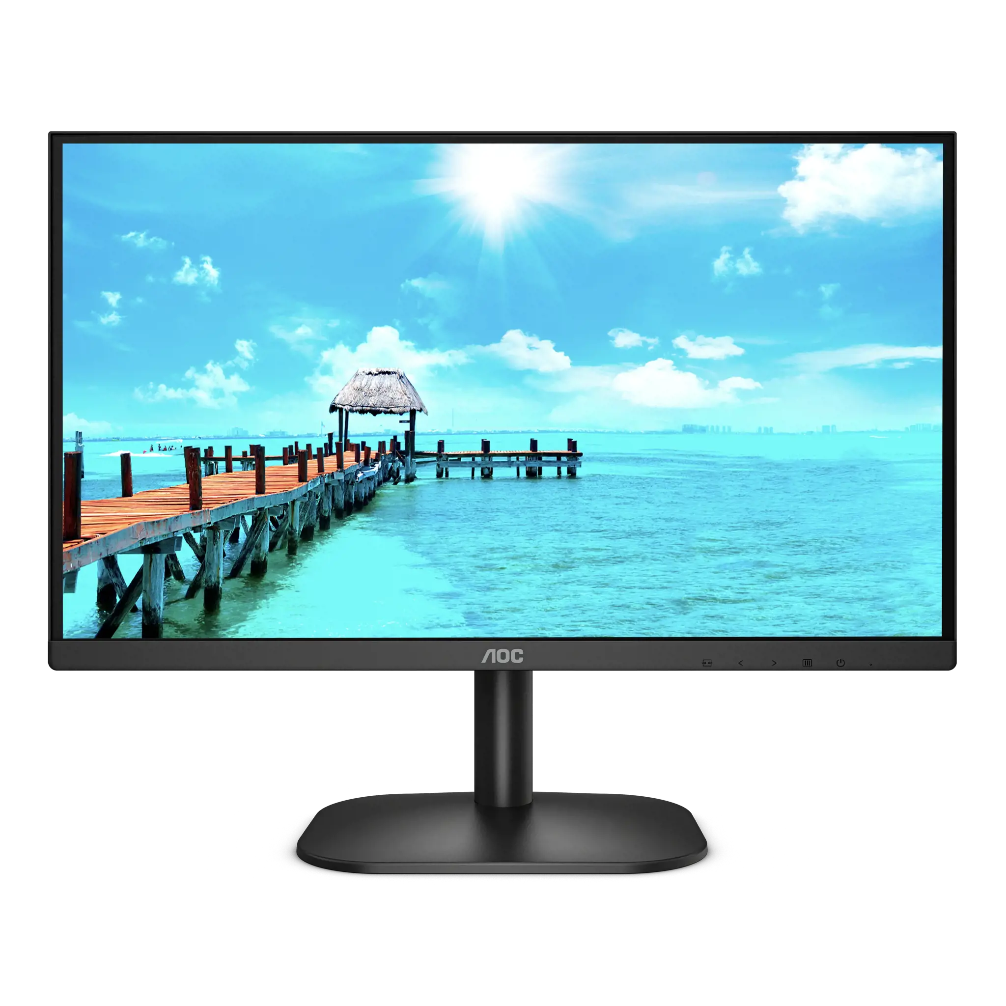 Monitorius AOC B2 22B2H/EU, 54.6 cm (21.5"), 1920 x 1080 pixels, Full HD, LED, 4 ms, Black
