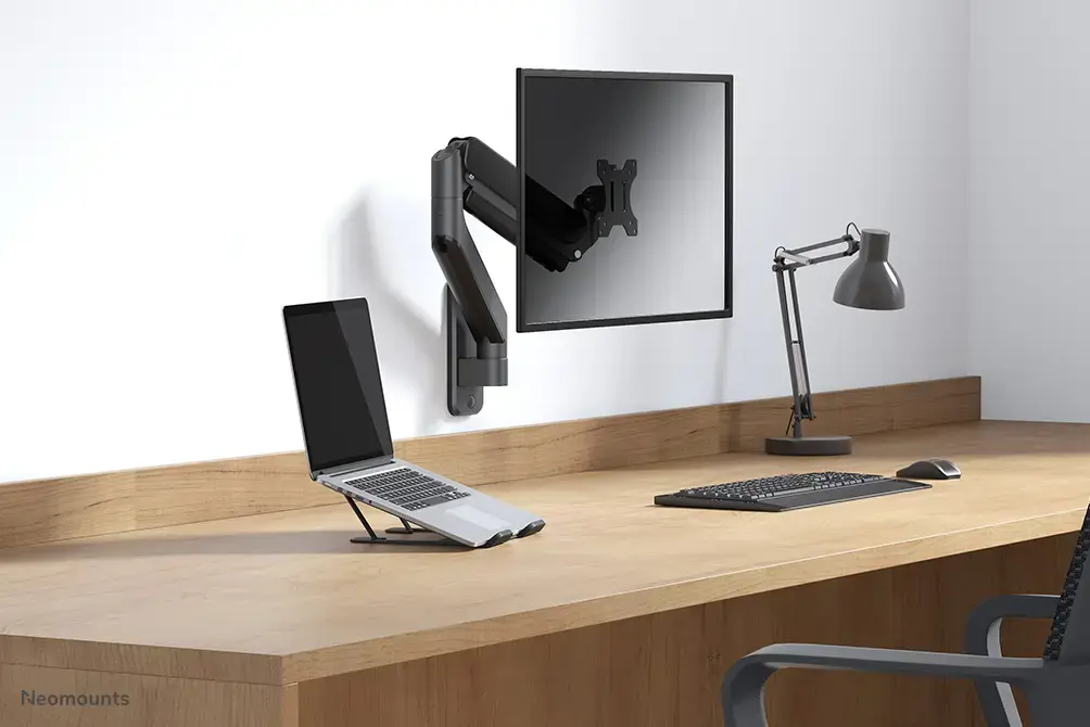 "Neomounts by Newstar" sieninis adapteris, Sieninė plokštė, Juoda, -1 kg, Sieninis, -25,4 mm (-1"), -25,4 mm (-1")