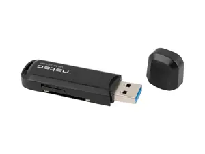 "NATEC Scarab 2" kortelių skaitytuvas USB 3.0 SD/mikro SD juodas