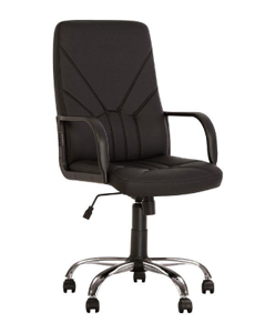 Vadovo kėdė NOWY STYL MANAGER TILT, oda, SP-A, juoda sp.