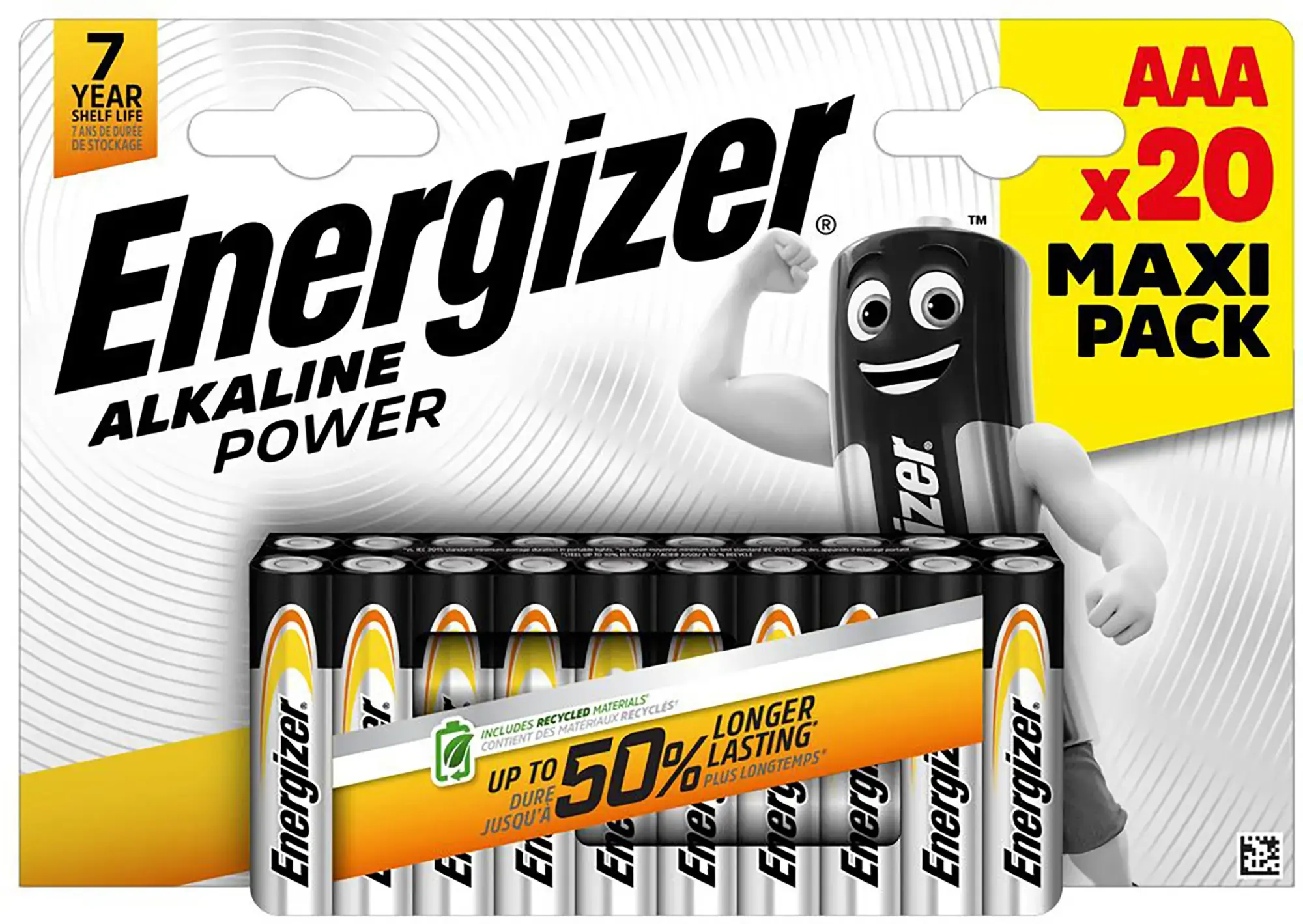 Energizer battery Alkaline Power AAA CHP20