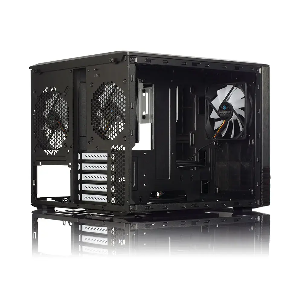 "Fractal Design NODE 804", kompiuteris, juodas, "micro ATX", "Mini-ATX", kietasis diskas, maitinimas, 16 cm, 32 cm